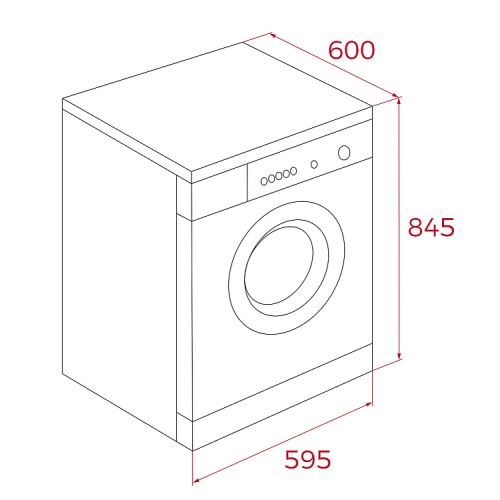 DRYER FREESTANDING 60CM  SHK 70840 (8KG/ D / ΑΦΗΣ)